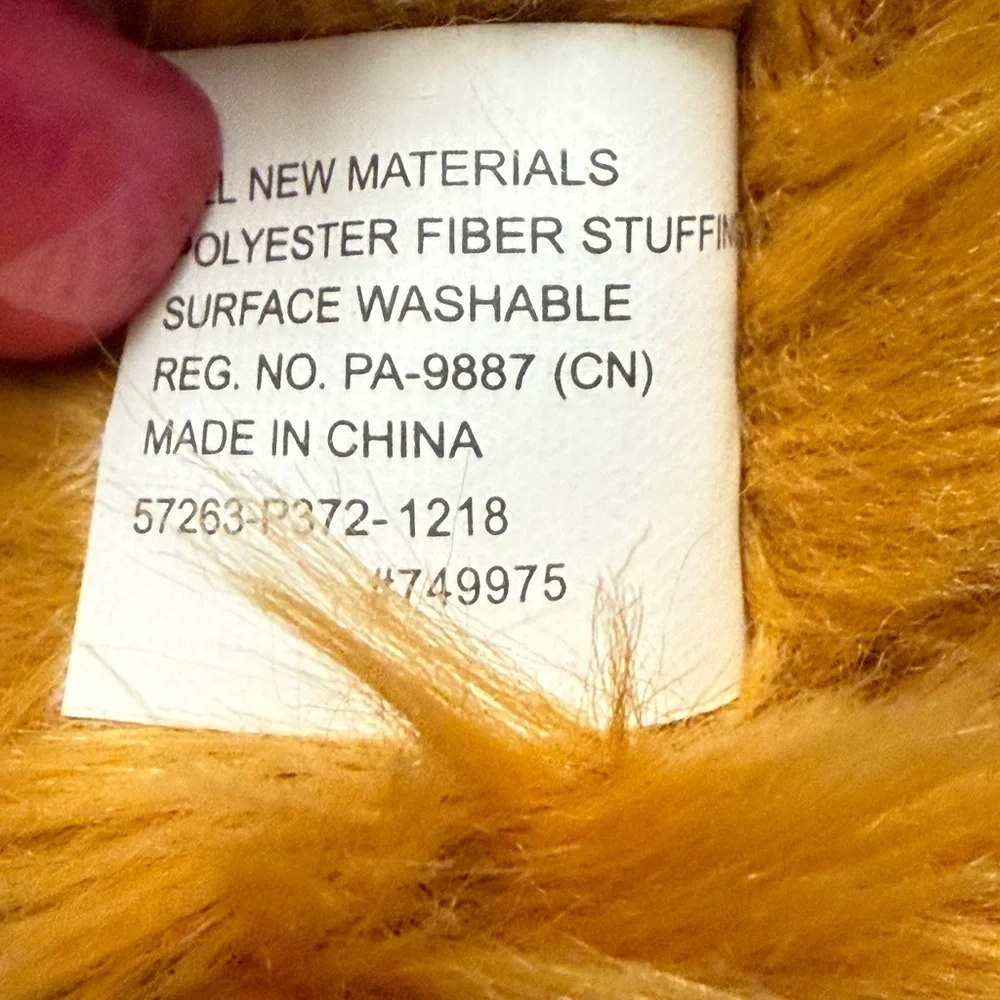 Harry Potter Wizarding World Crookshanks Plush Orange Stuffed Cat Toy